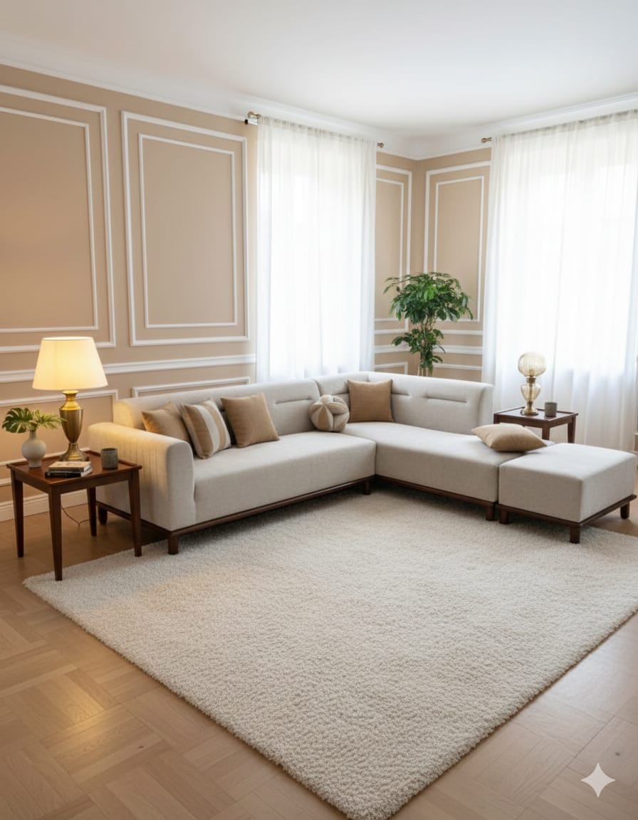 Classic L Shape Sofa